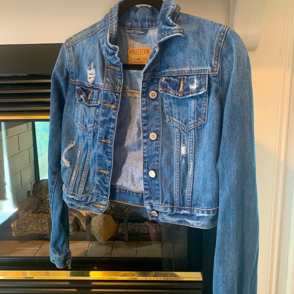 Hollister Medium Jean Jacket Womens